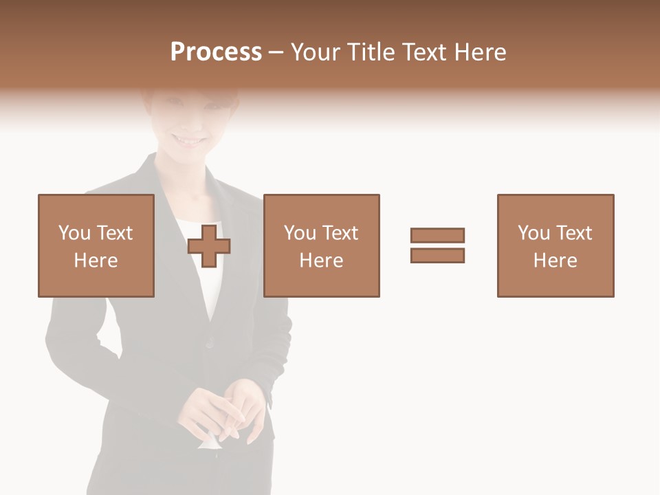 Attractive Suit Assistant PowerPoint Template