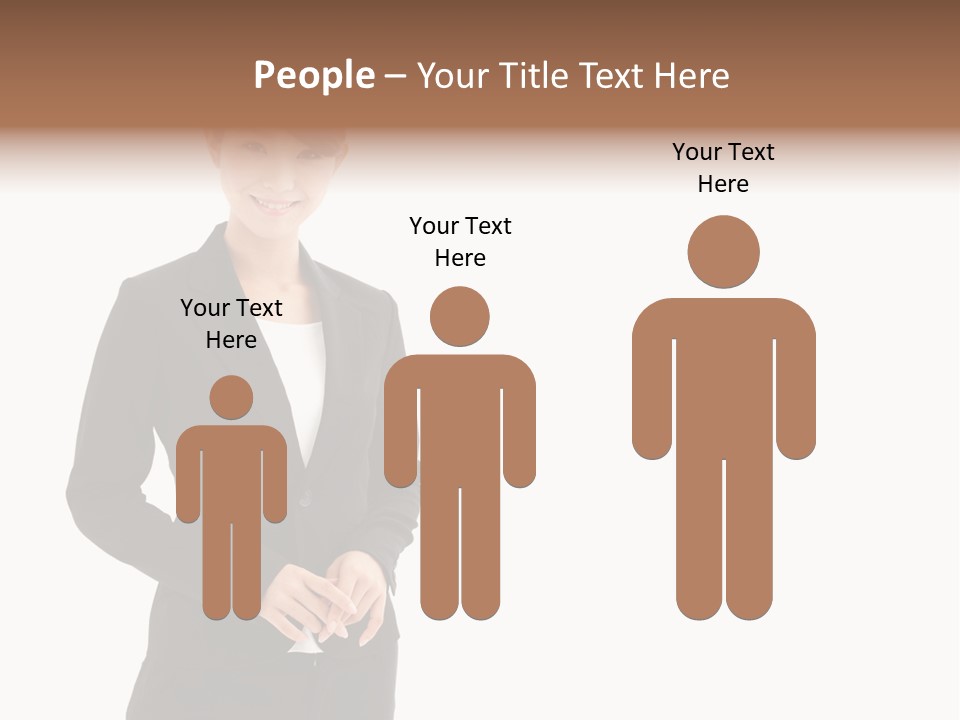 Attractive Suit Assistant PowerPoint Template