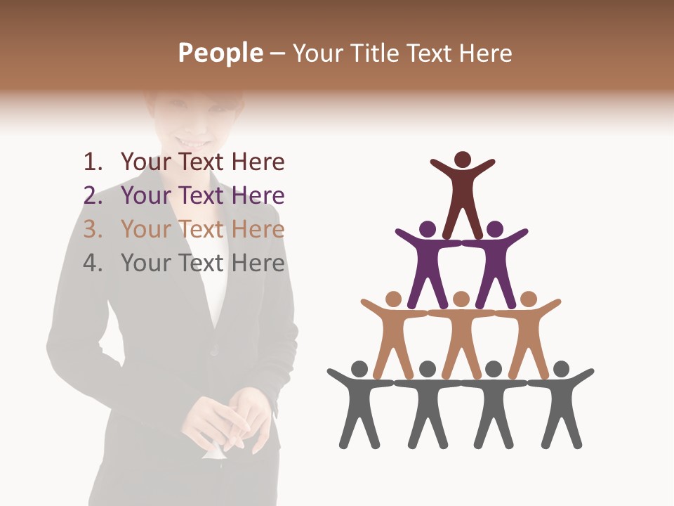 Attractive Suit Assistant PowerPoint Template