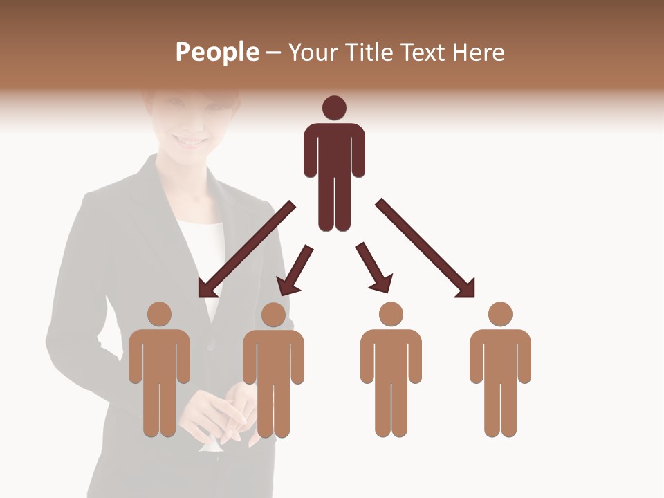 Attractive Suit Assistant PowerPoint Template