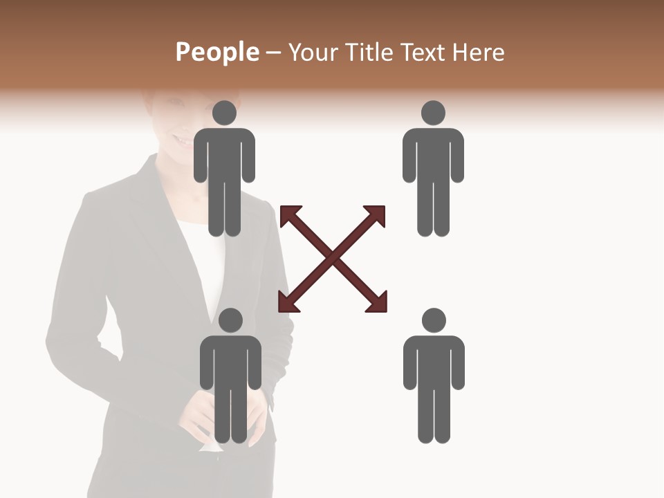 Attractive Suit Assistant PowerPoint Template