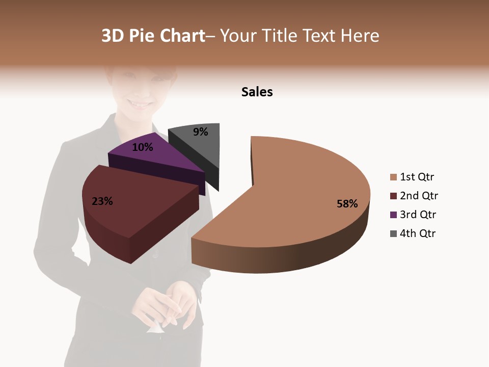 Attractive Suit Assistant PowerPoint Template
