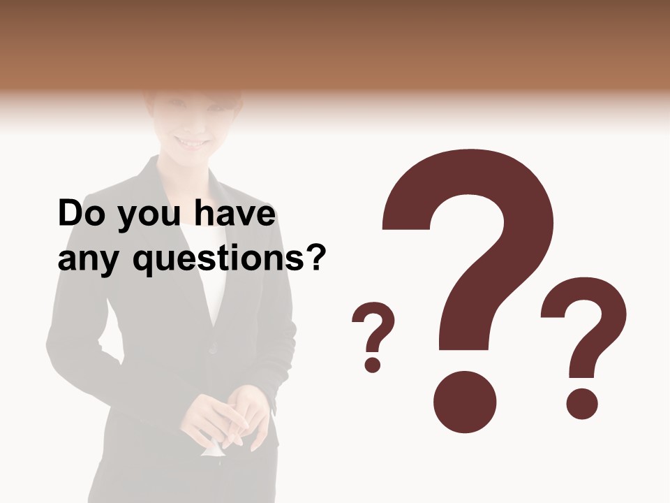 Attractive Suit Assistant PowerPoint Template