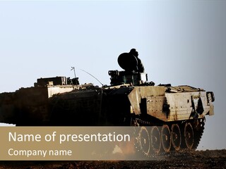 Truce Gaza Idf PowerPoint Template