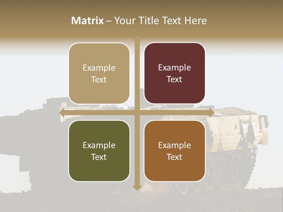 Truce Gaza Idf PowerPoint Template
