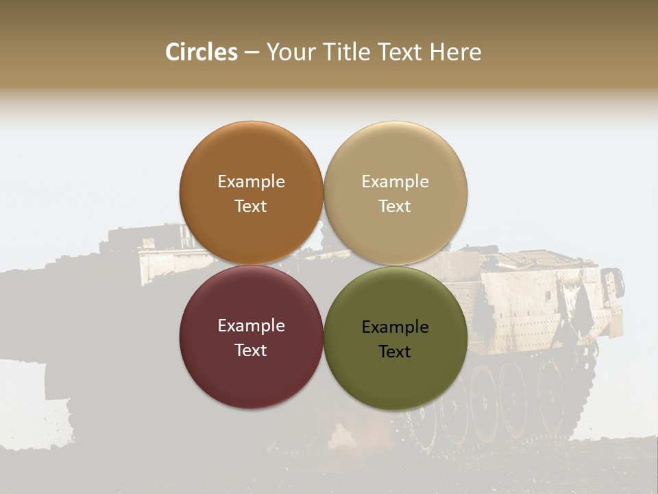 Truce Gaza Idf PowerPoint Template