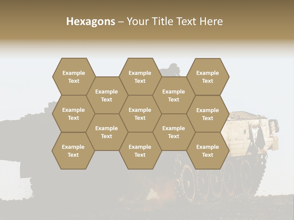Truce Gaza Idf PowerPoint Template