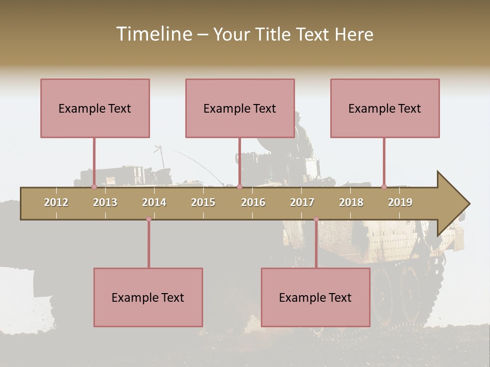 Truce Gaza Idf PowerPoint Template