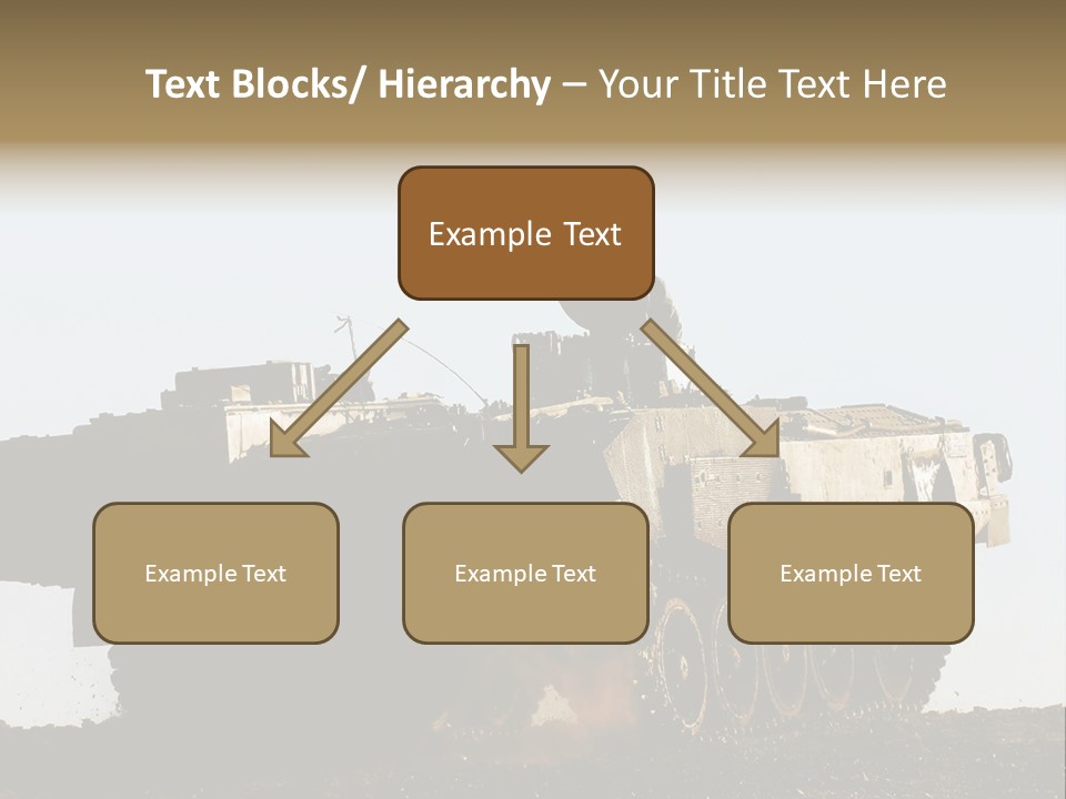 Truce Gaza Idf PowerPoint Template