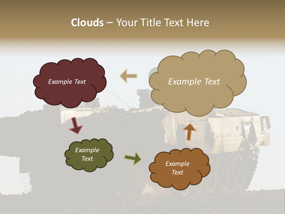 Truce Gaza Idf PowerPoint Template