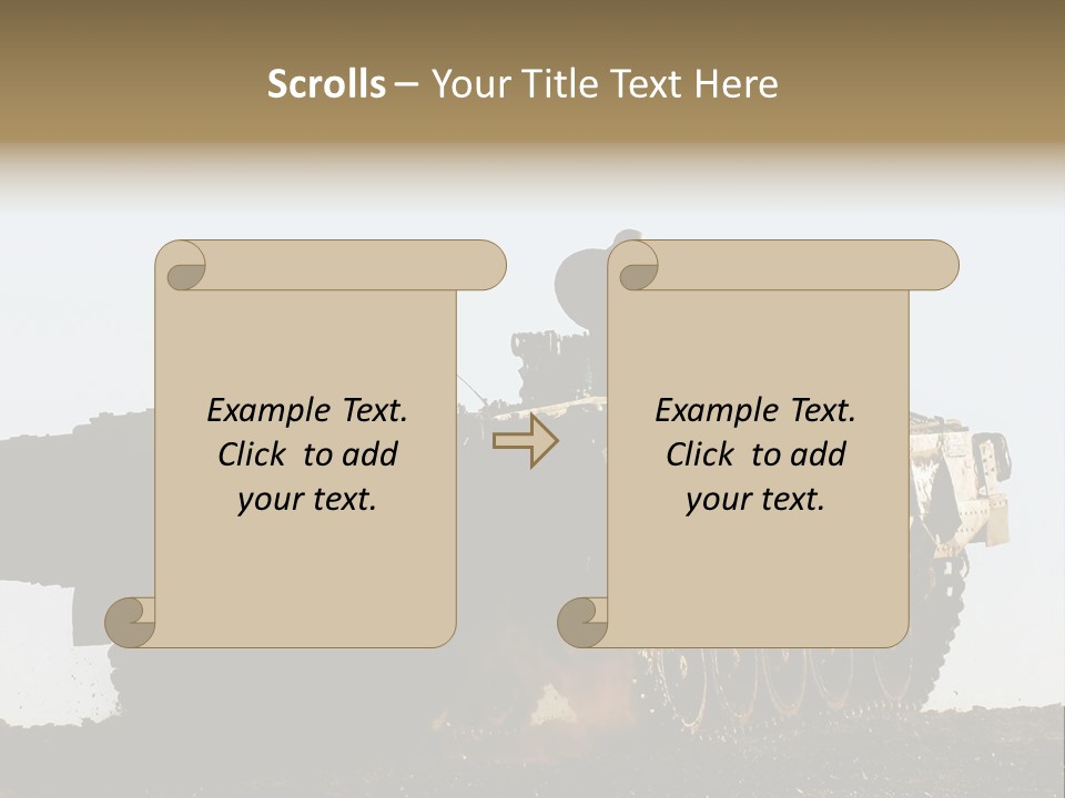 Truce Gaza Idf PowerPoint Template