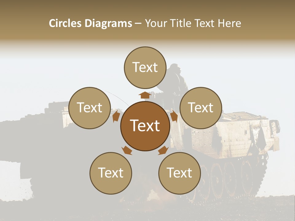 Truce Gaza Idf PowerPoint Template