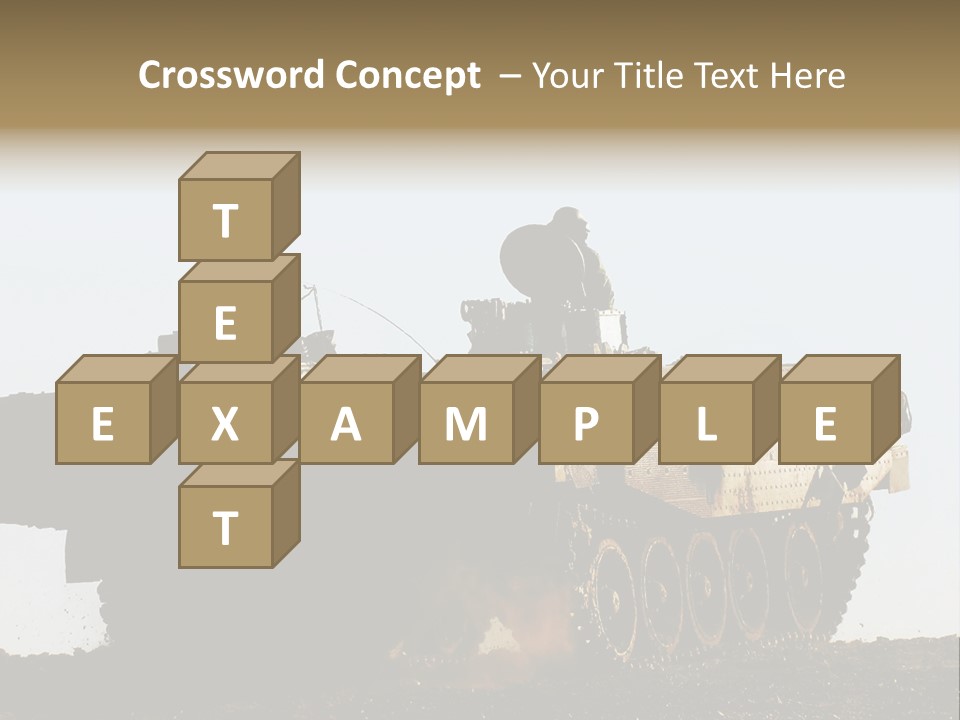 Truce Gaza Idf PowerPoint Template