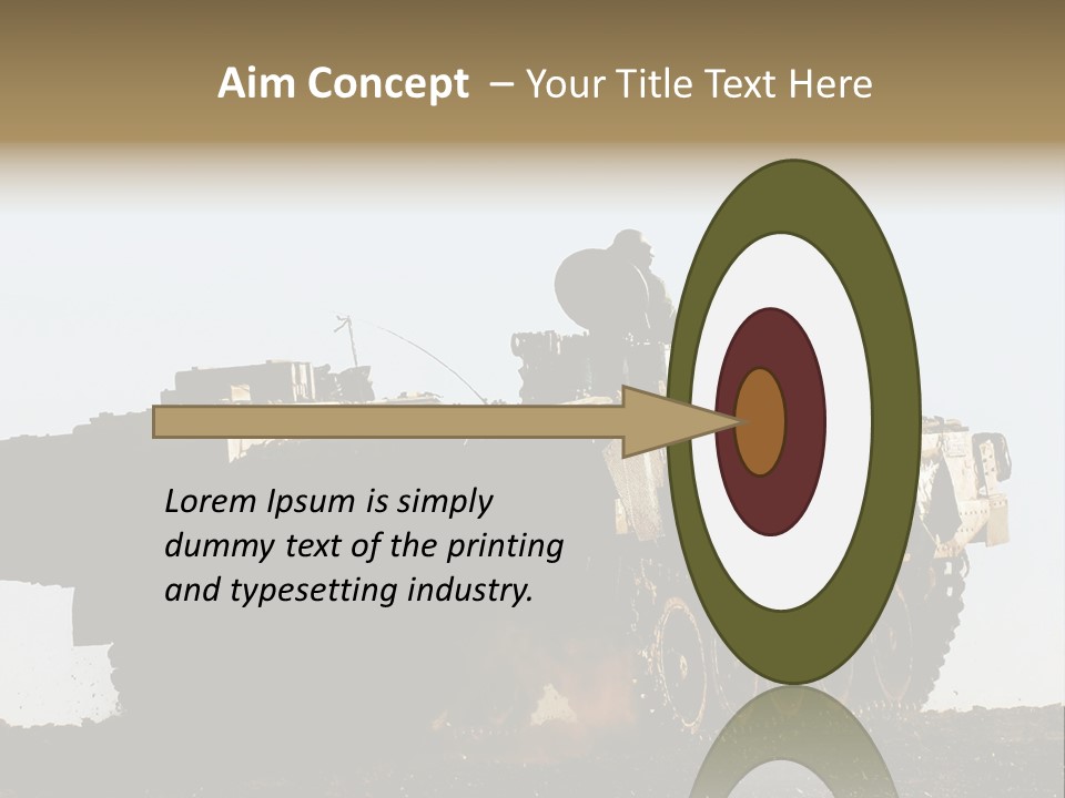 Truce Gaza Idf PowerPoint Template