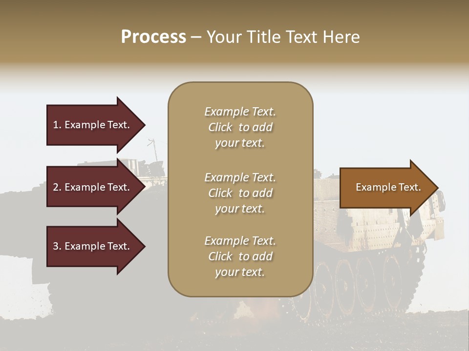 Truce Gaza Idf PowerPoint Template