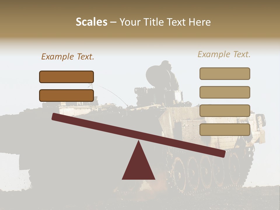 Truce Gaza Idf PowerPoint Template