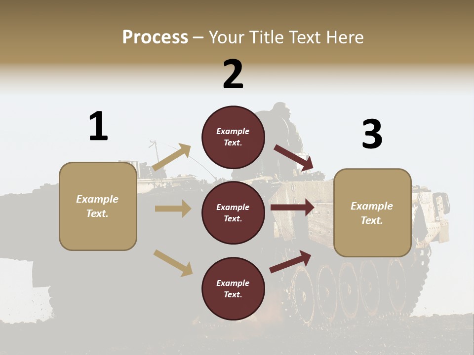 Truce Gaza Idf PowerPoint Template