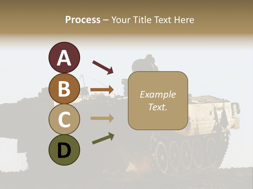 Truce Gaza Idf PowerPoint Template