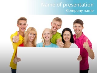 Point Empty Announcement PowerPoint Template