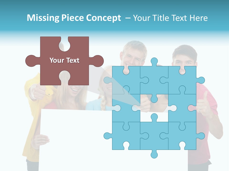 Point Empty Announcement PowerPoint Template