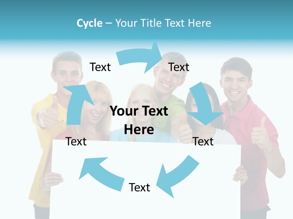Point Empty Announcement PowerPoint Template