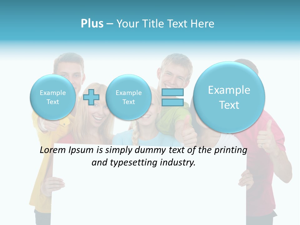 Point Empty Announcement PowerPoint Template