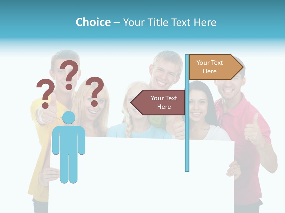 Point Empty Announcement PowerPoint Template