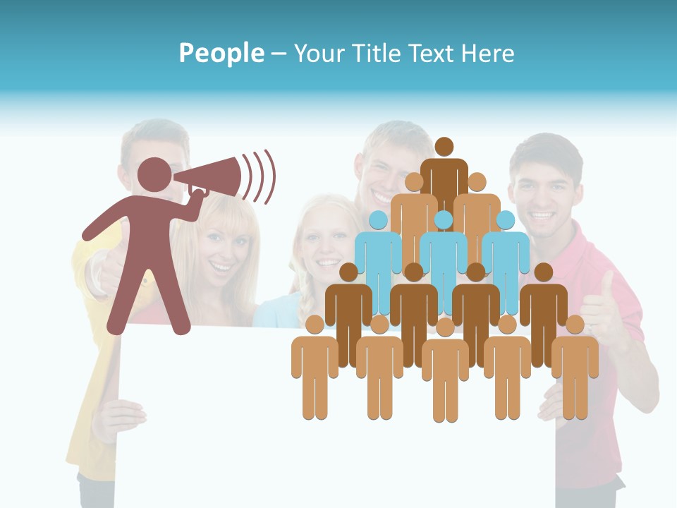 Point Empty Announcement PowerPoint Template