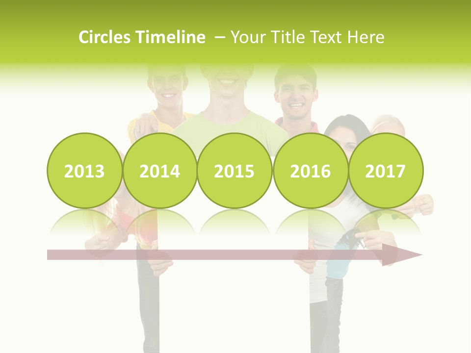 Finger Men Showing PowerPoint Template