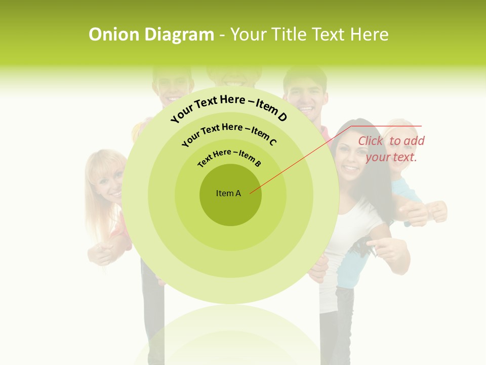 Finger Men Showing PowerPoint Template