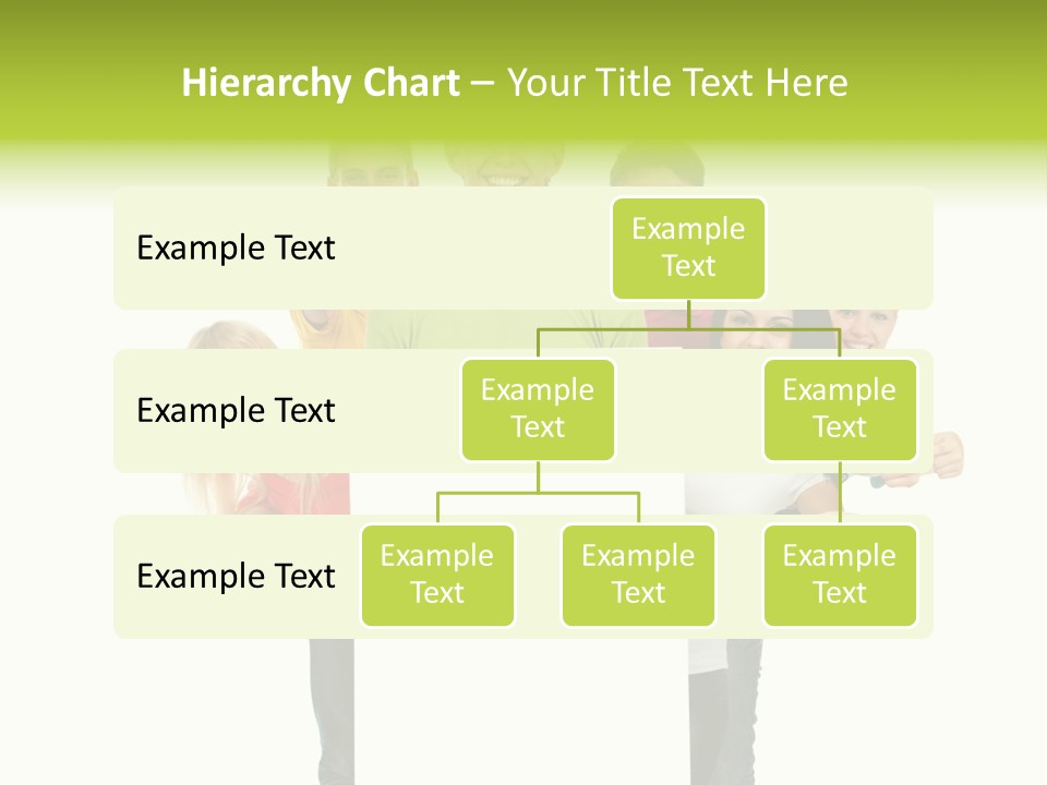Finger Men Showing PowerPoint Template