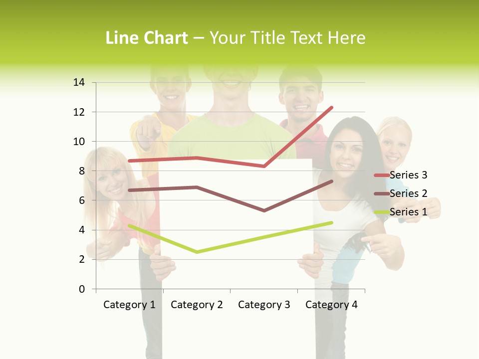 Finger Men Showing PowerPoint Template