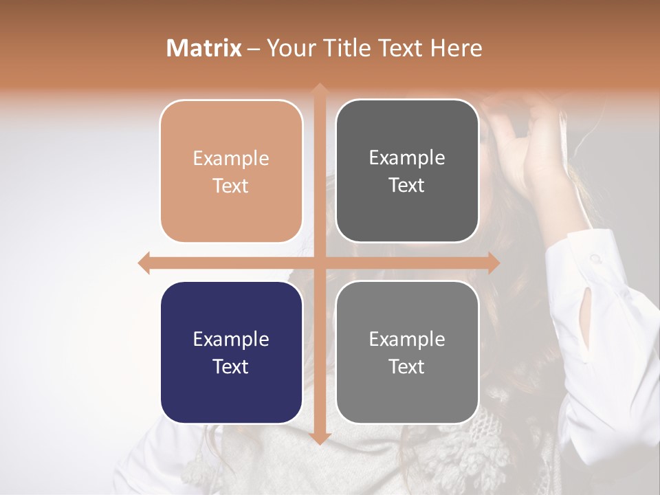 Lady Education Happy PowerPoint Template