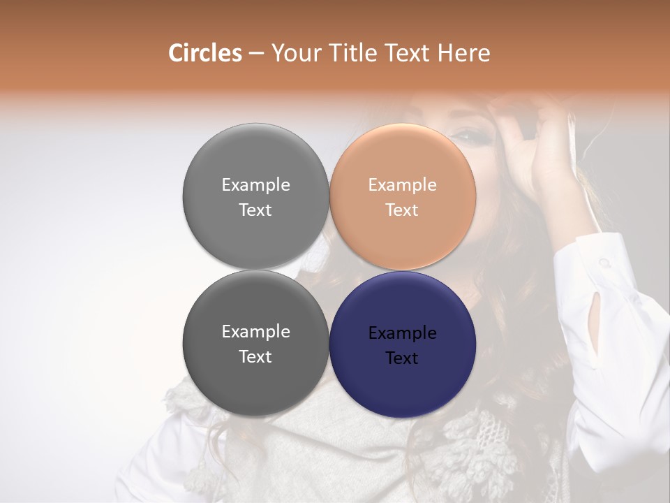 Lady Education Happy PowerPoint Template