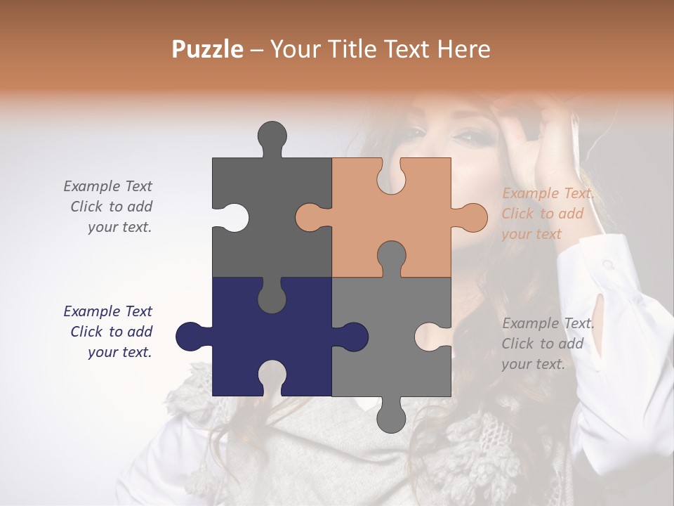 Lady Education Happy PowerPoint Template