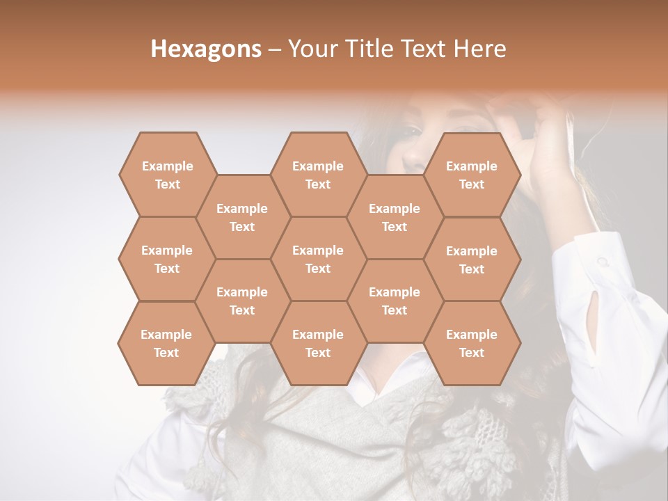 Lady Education Happy PowerPoint Template