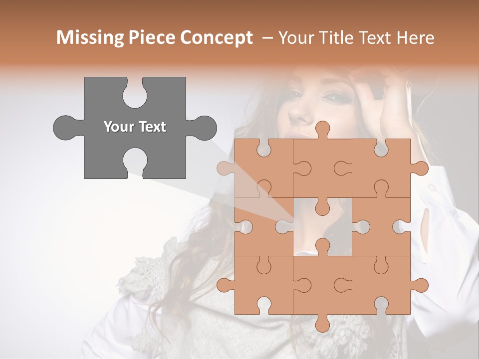 Lady Education Happy PowerPoint Template