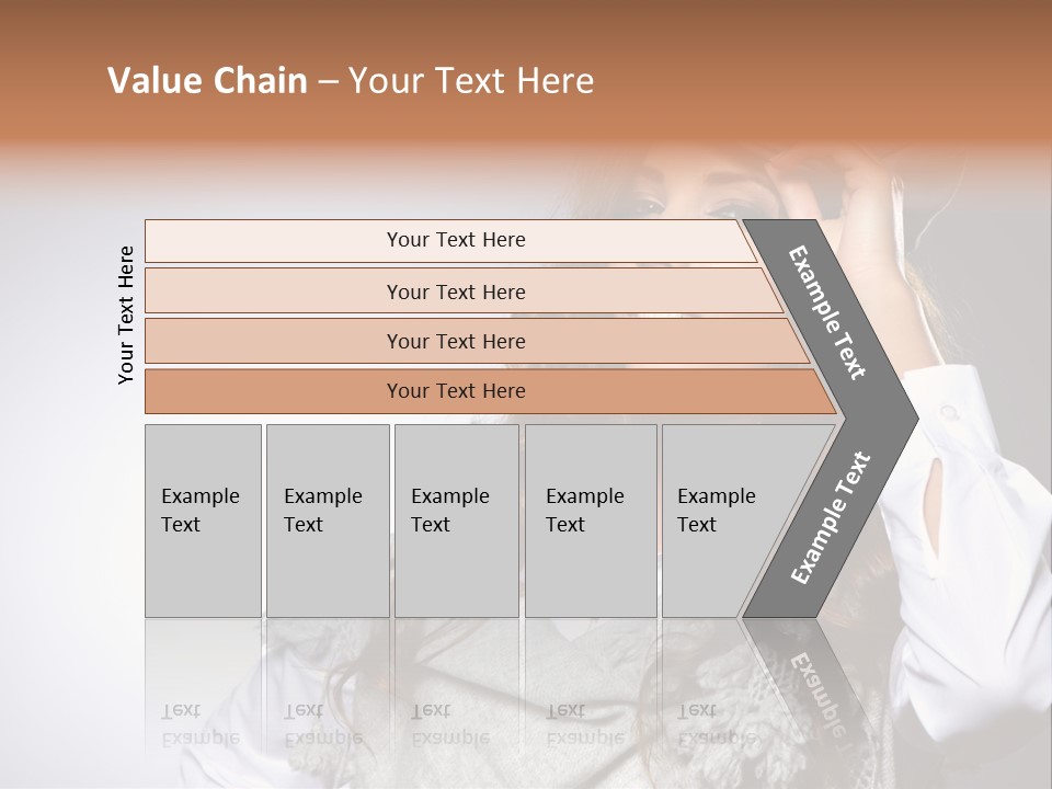Lady Education Happy PowerPoint Template