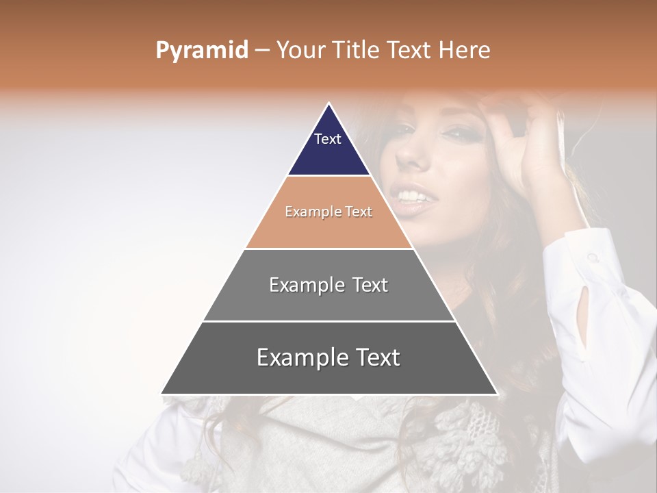 Lady Education Happy PowerPoint Template