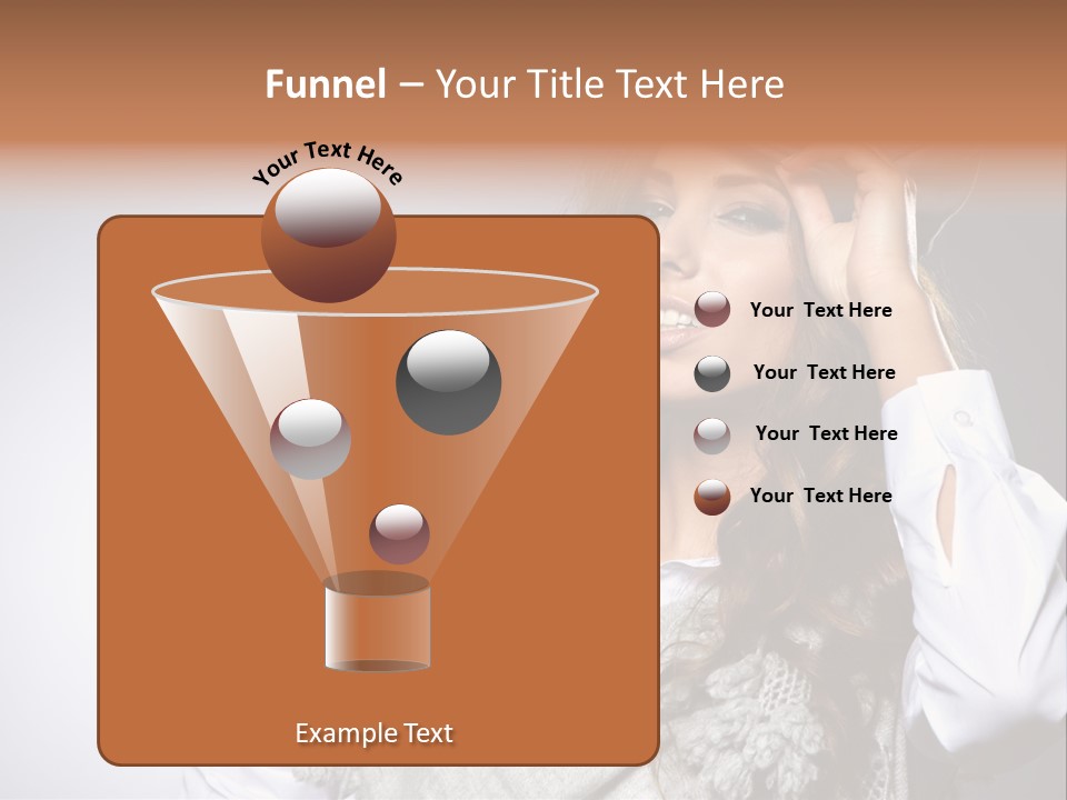 Lady Education Happy PowerPoint Template