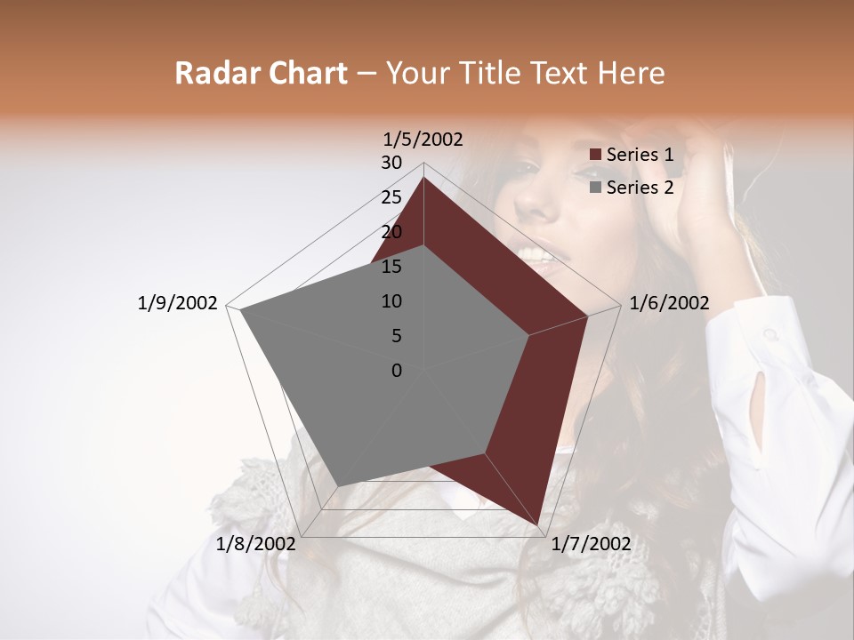 Lady Education Happy PowerPoint Template