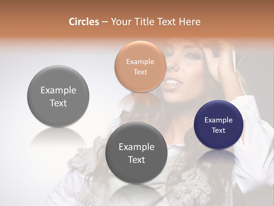 Lady Education Happy PowerPoint Template