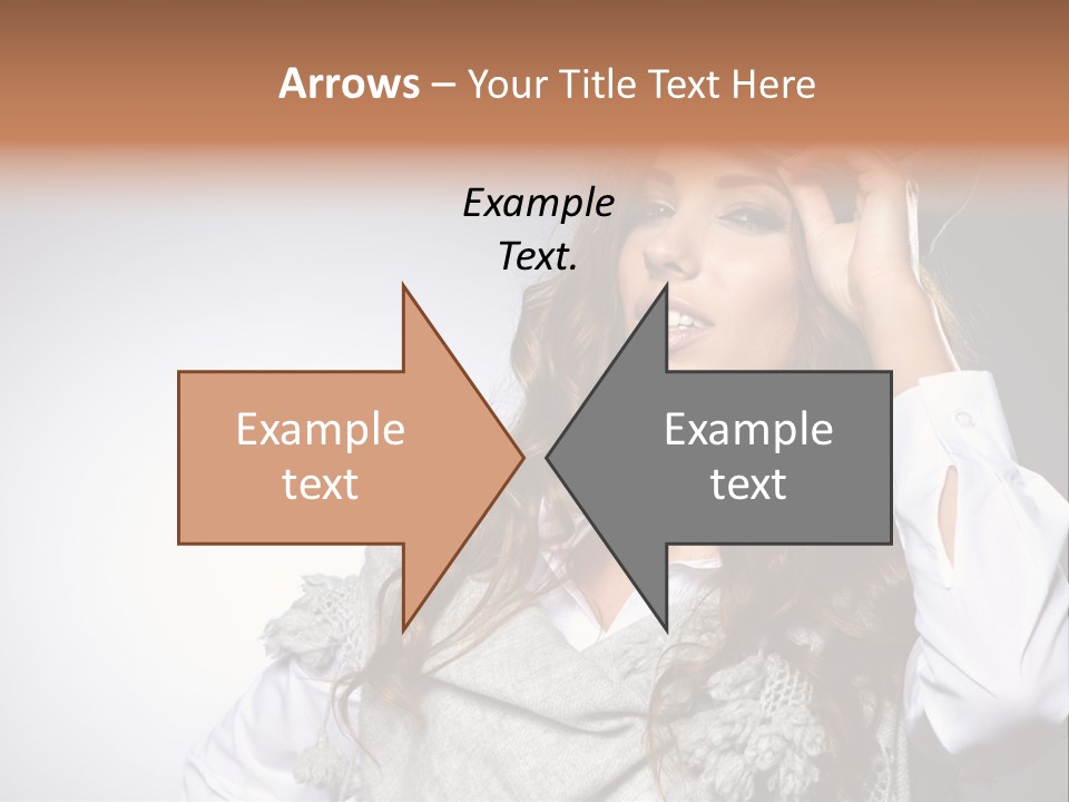 Lady Education Happy PowerPoint Template