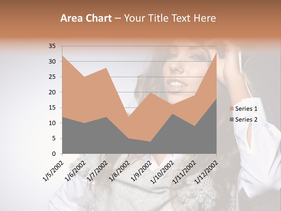 Lady Education Happy PowerPoint Template