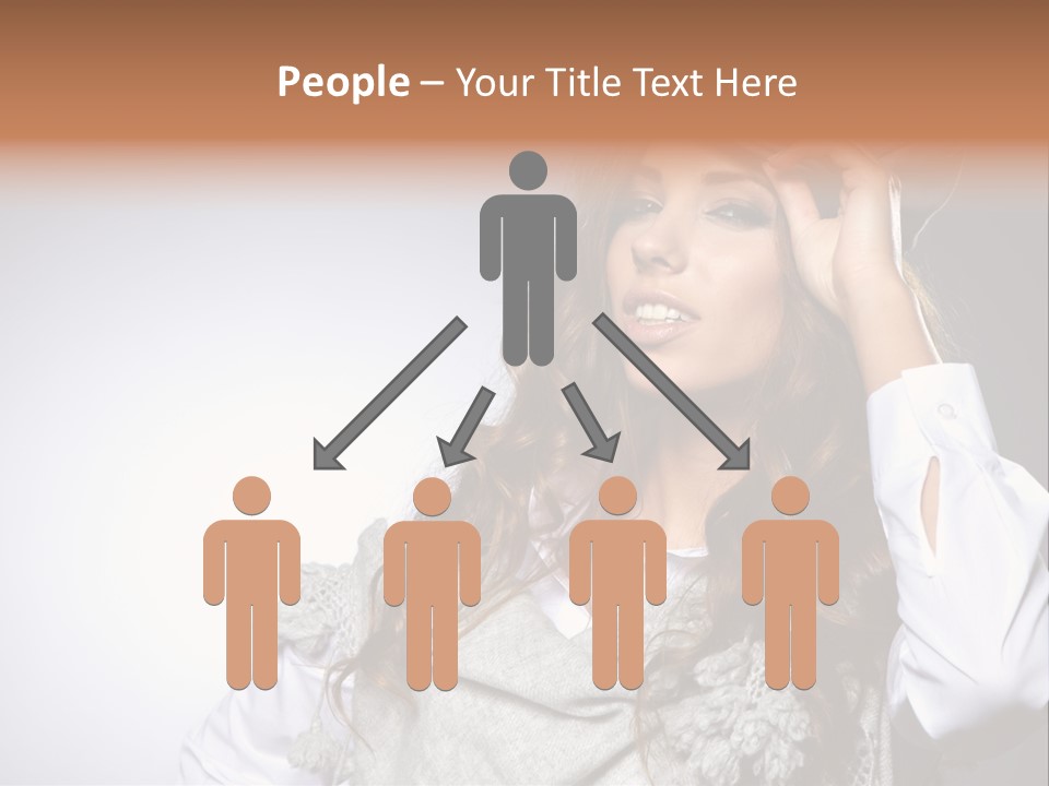 Lady Education Happy PowerPoint Template