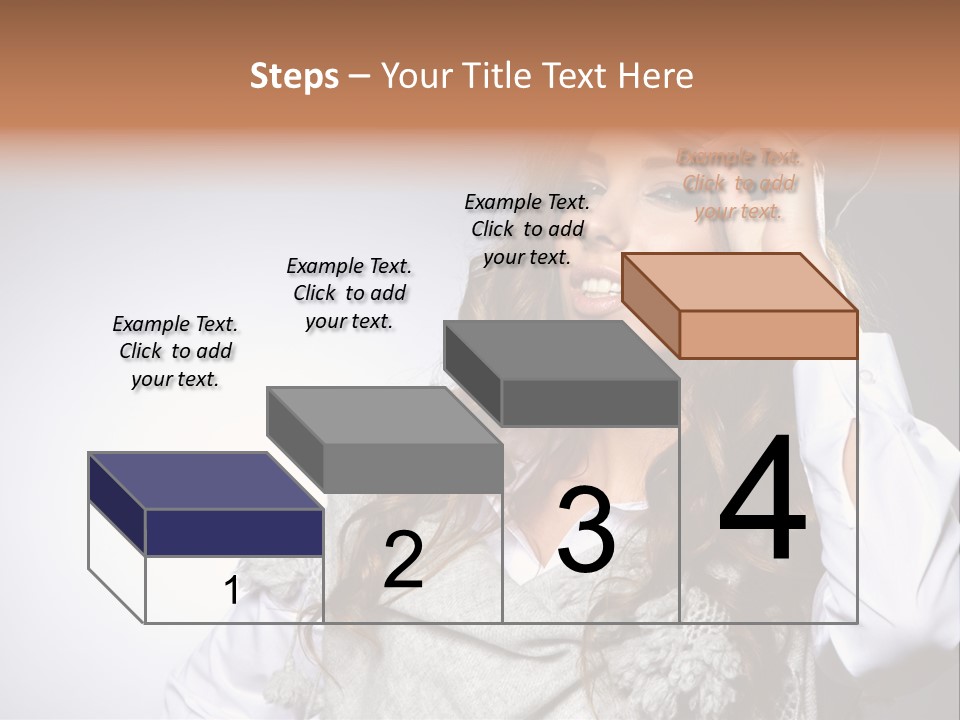 Lady Education Happy PowerPoint Template