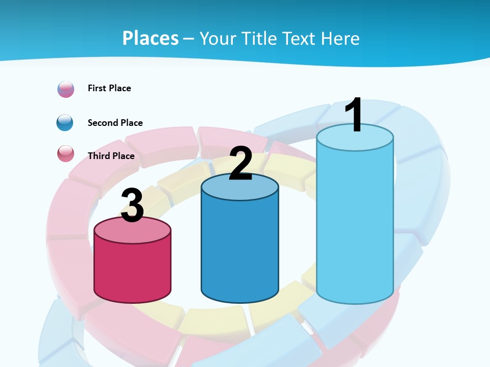 Plate Bright Element PowerPoint Template