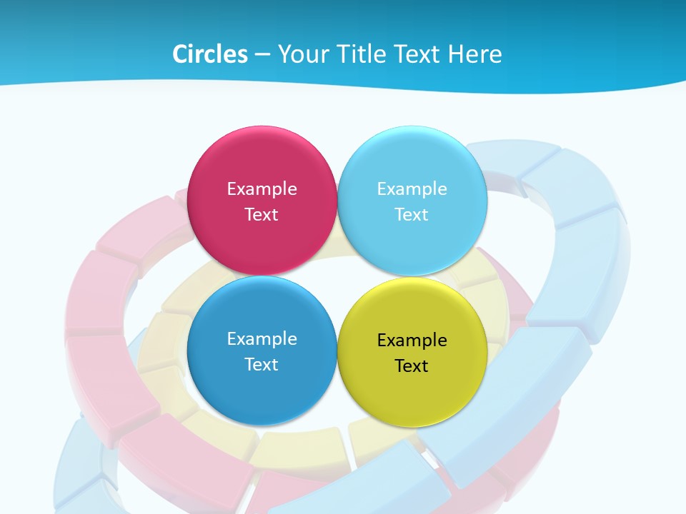 Plate Bright Element PowerPoint Template
