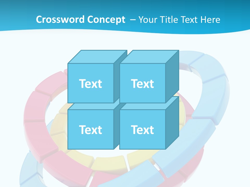 Plate Bright Element PowerPoint Template