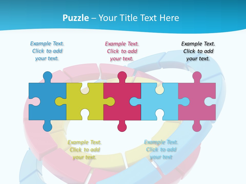 Plate Bright Element PowerPoint Template